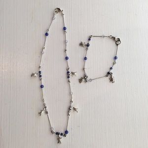 Turtle Necklace and Bracelet Set